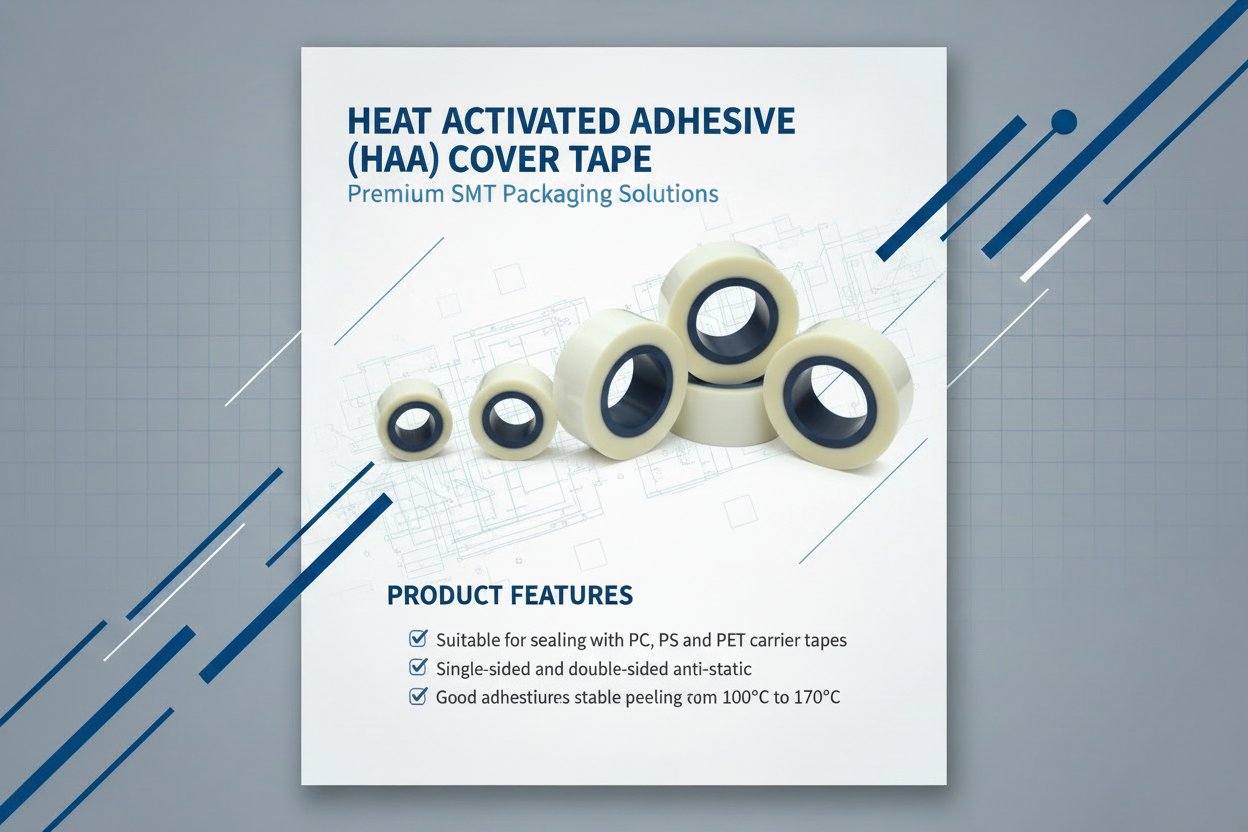 Heat Activated Adhesive (HAA) Cover Tape